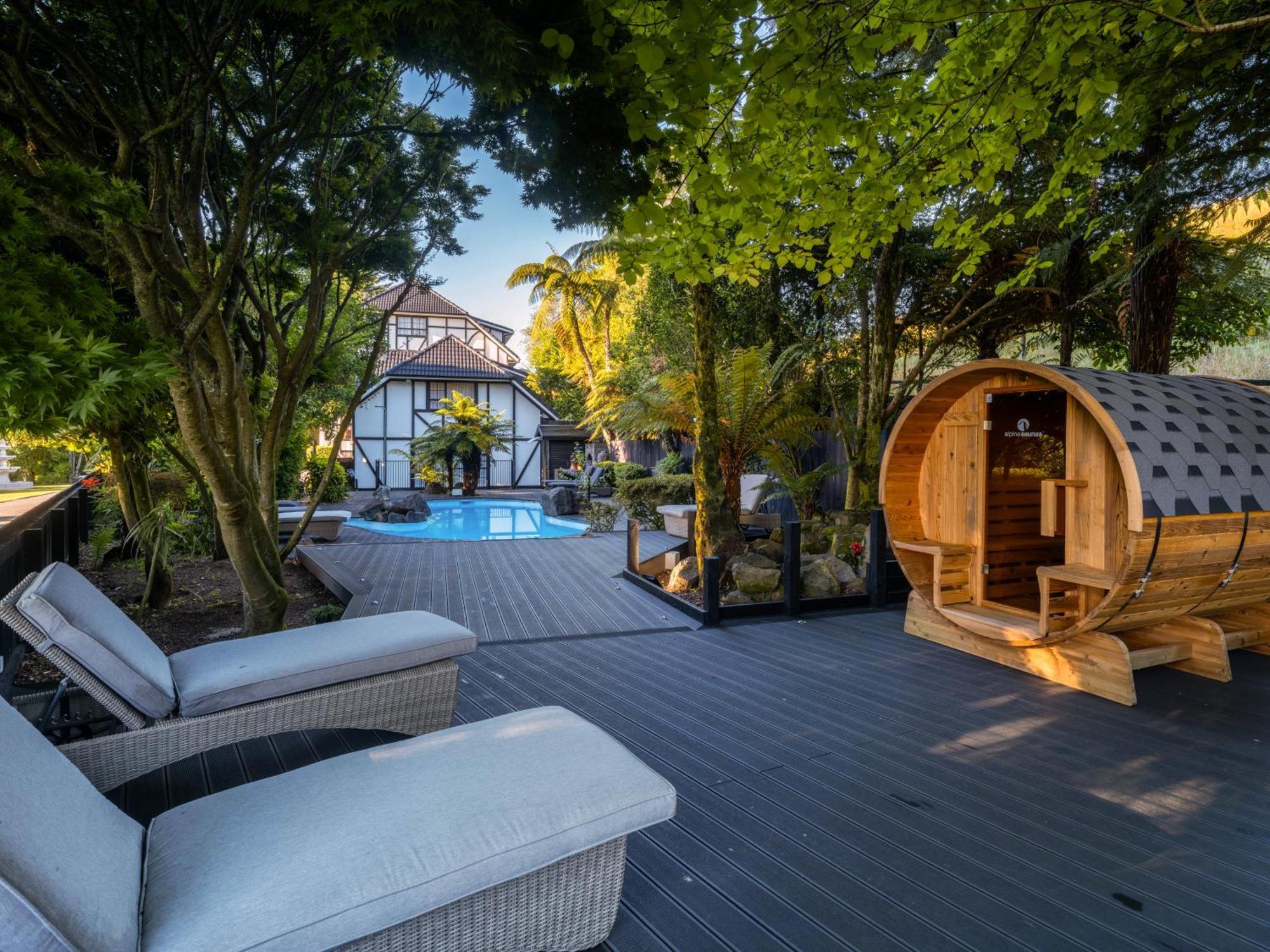 Hana Lodge Rotorua Buitenkant foto